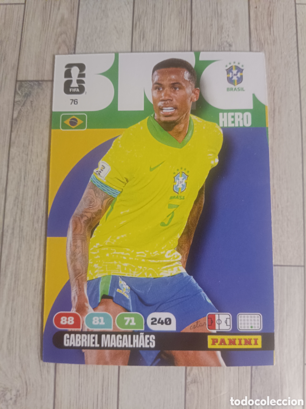Cromos de Futebol: 76 GABRIEL MAGALHAES BRASIL HERO ADRENALYN XL MUNDIAL FIFA WORLD CUP 2026 PANINI