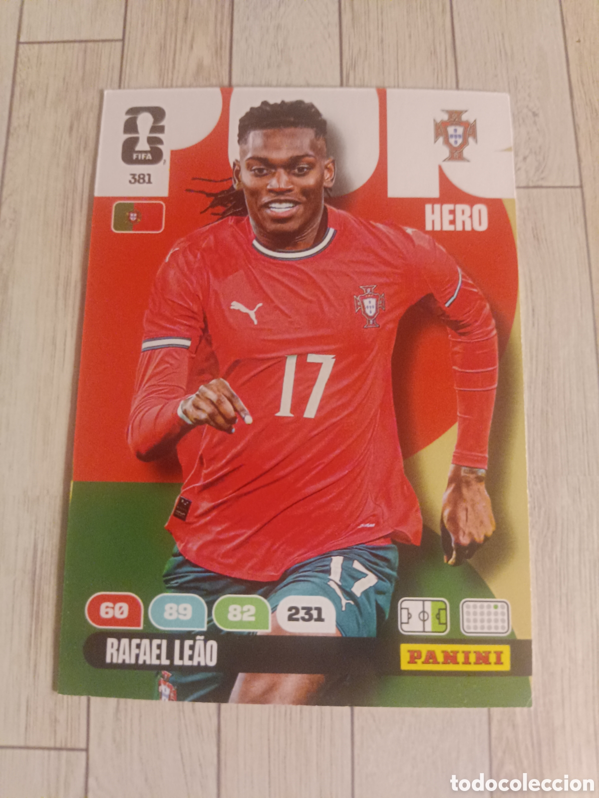 Cromos de Futebol: 381 RAFAEL LEAO PORTUGAL HERO ADRENALYN XL MUNDIAL FIFA WORLD CUP 2026 PANINI