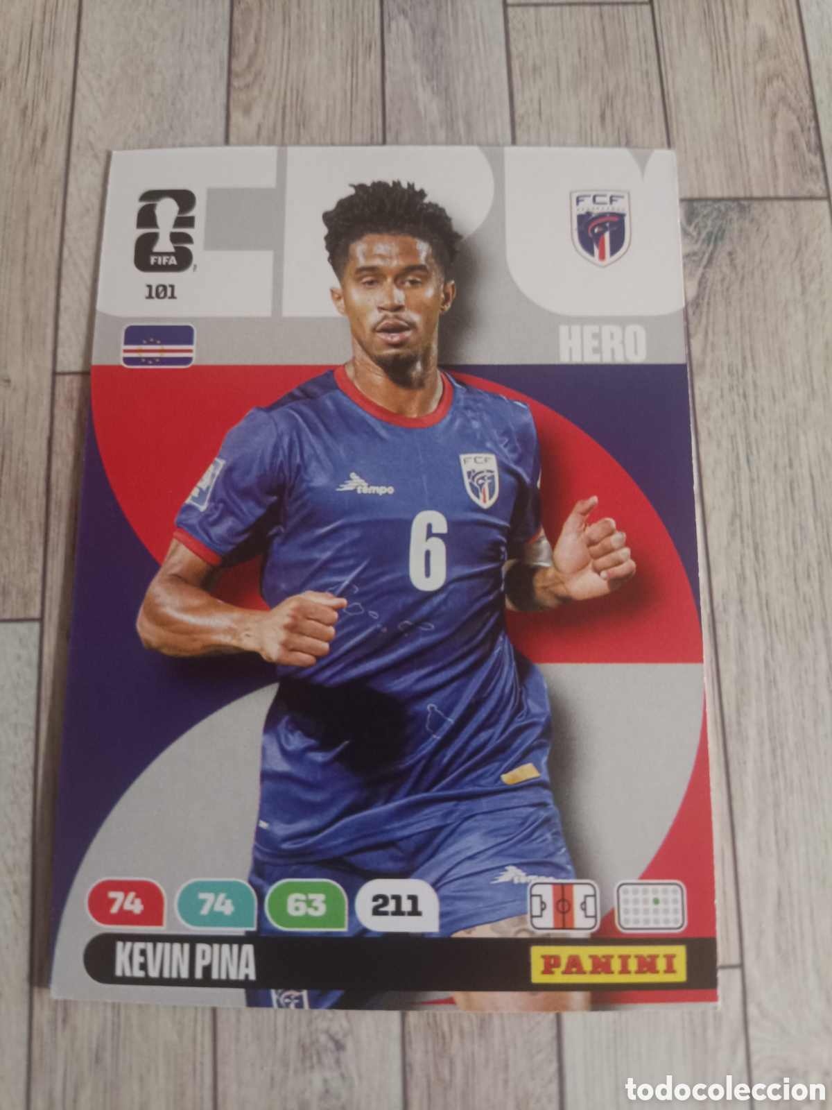 Cromos de Futebol: 101 KEVIN PINA CABO VERDE ADRENALYN XL MUNDIAL FIFA WORLD CUP 2026 PANINI