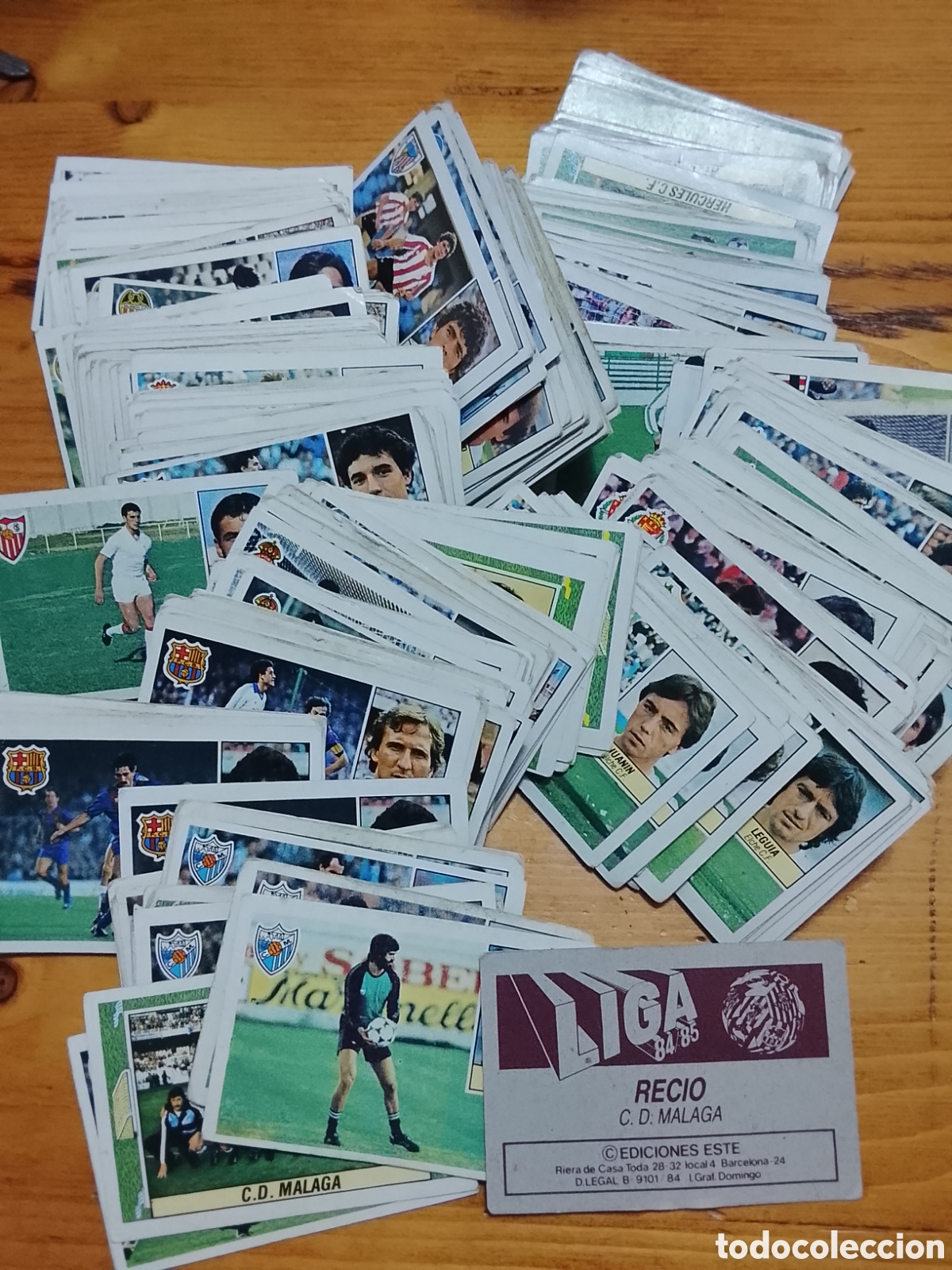 Cromos de f&uacute;tbol: lotazo cromos este futbol liga 84 - 85