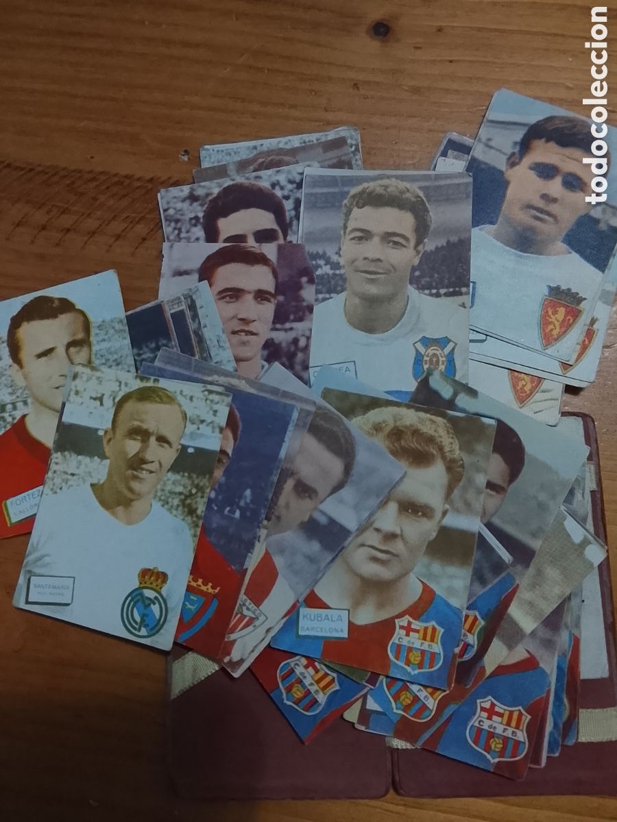 Cromos de f&uacute;tbol: lote cromos futbol, temporada 61 - 62