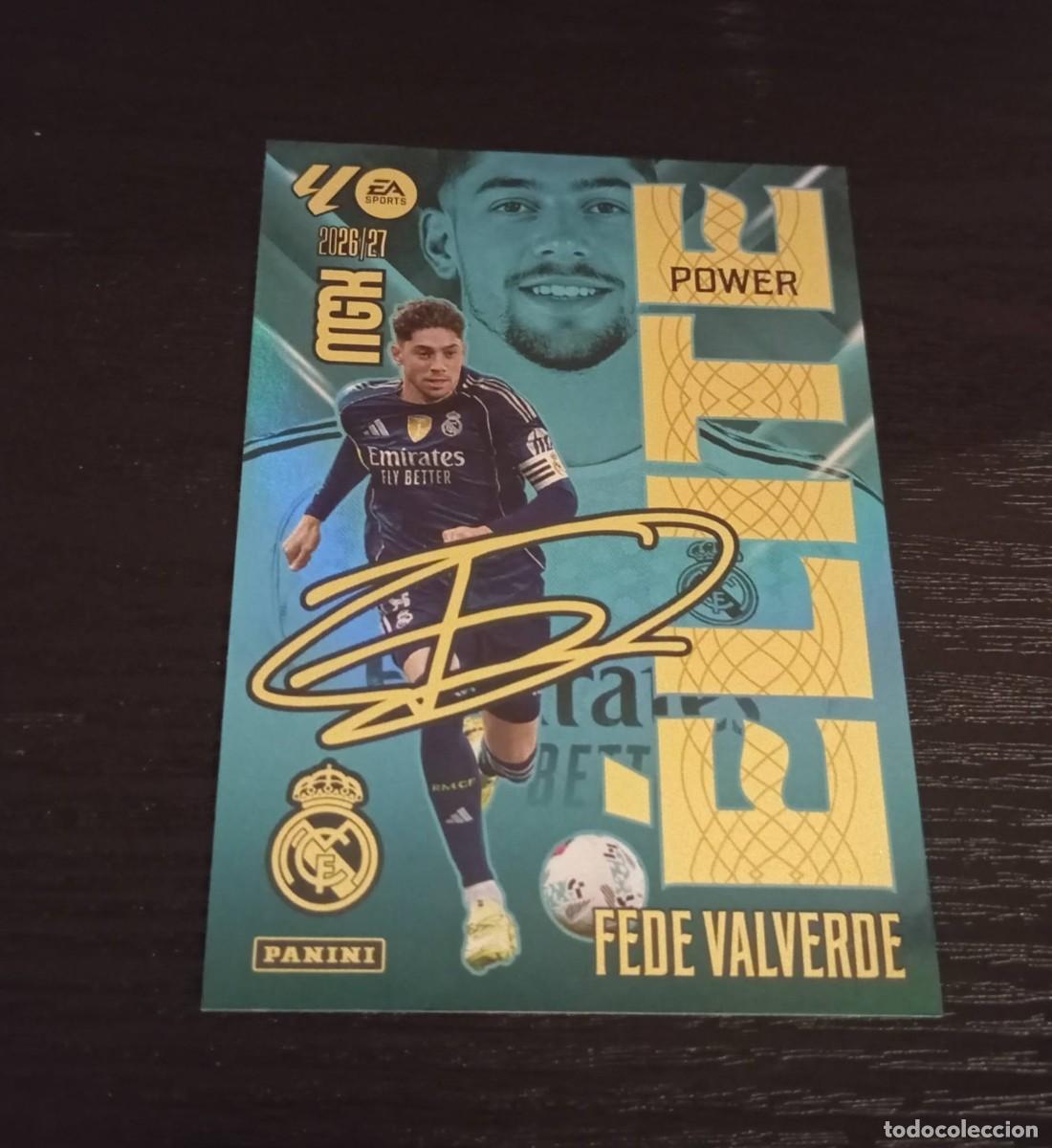 Cromos de f&uacute;tbol: -MEGACRACKS 26-27 : 5P FEDE VALVERDE ( REAL MADRID ) -- ELITE POWER -- 5 P