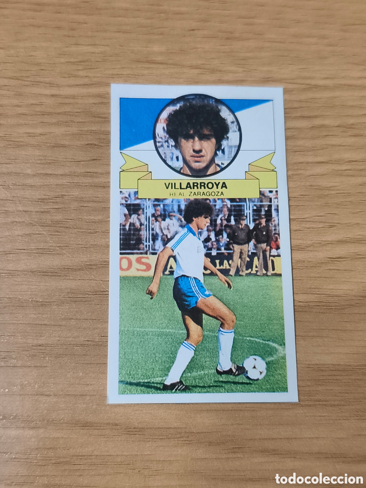 Cromos de f&uacute;tbol: Este liga 85/86 Villarroya BAJA Zaragoza Despegado