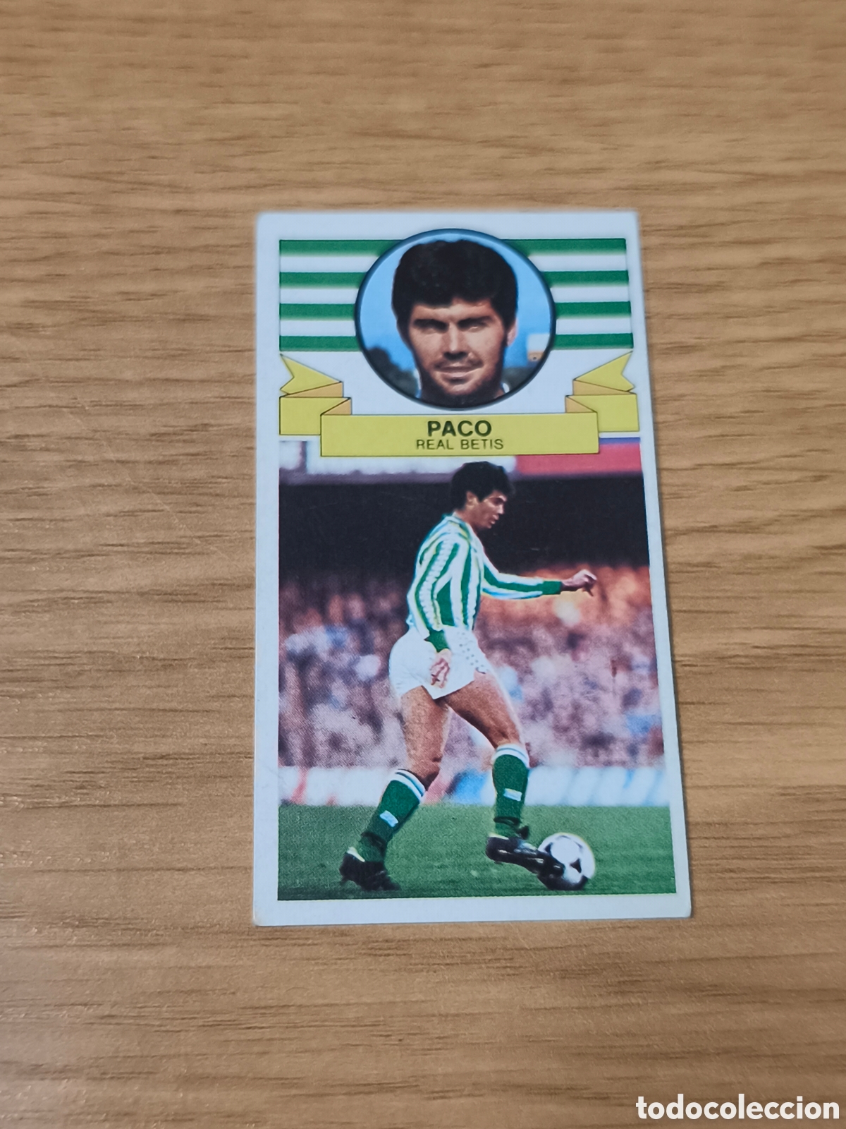 Cartes &agrave; collectionner de Football: Este liga 85/86 Paco BAJA Betis Nunca pegado