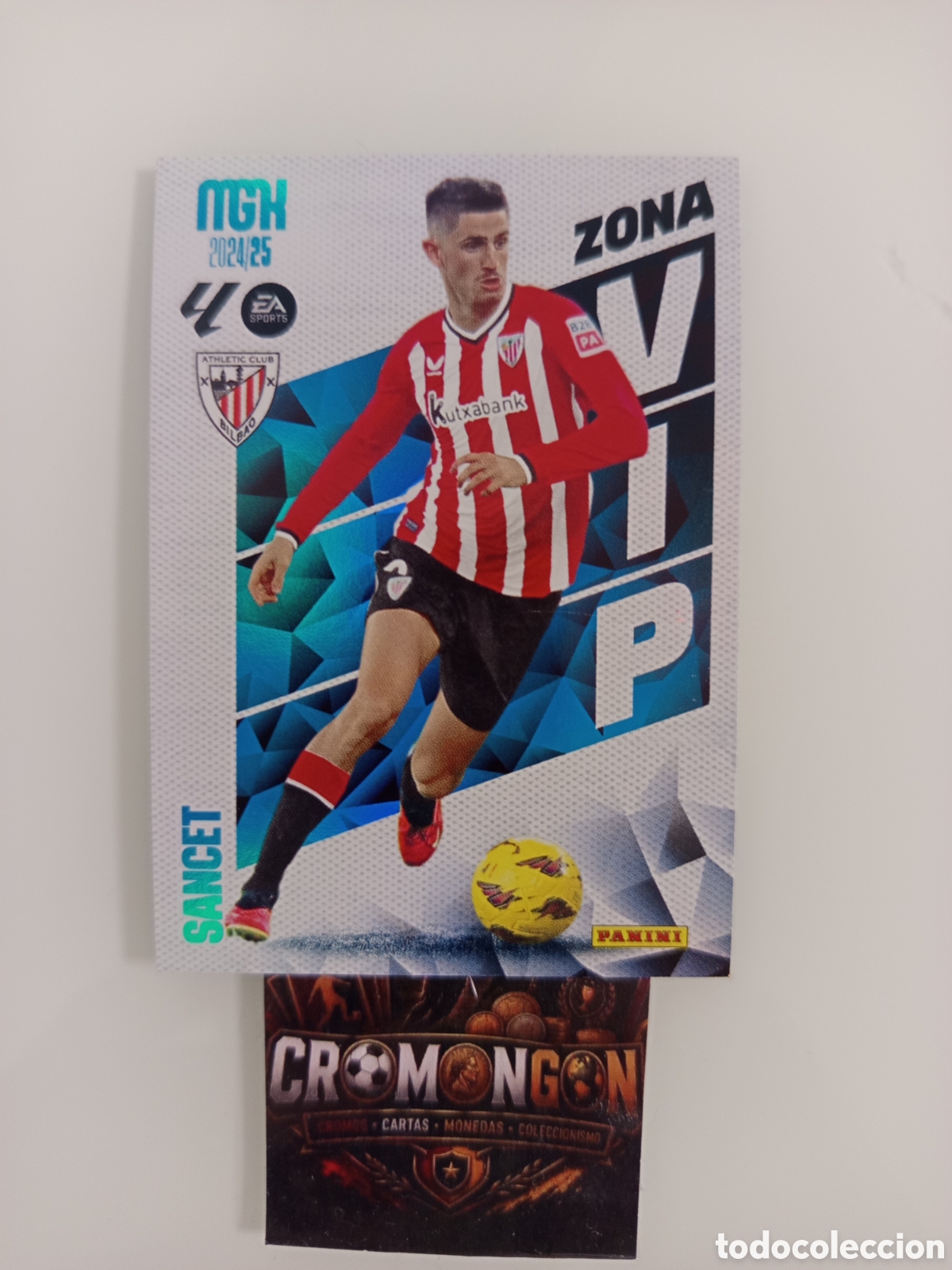 Fu&szlig;ball-Sticker: ❇️ CROMO ⚽ CARD SANCET ATHLETIC DE BILBAO ZONA VIP SPORTS 24 25 2024 2025 MEGACRACKS MGKS PANINI ❇️