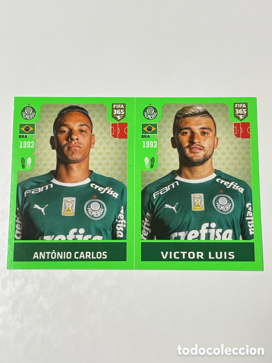 Football Stickers: Ant&ocirc;nio Carlos - Victor Luis Palmeiras Panini 365 19/20 #351