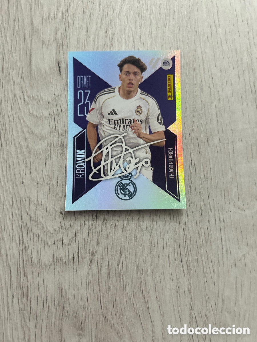 Cartes &agrave; collectionner de Football: Thiago Pitarch K22 K 22 Real Madrid Draft Kromix 23 Liga Este 2026/27 26-27 Panini