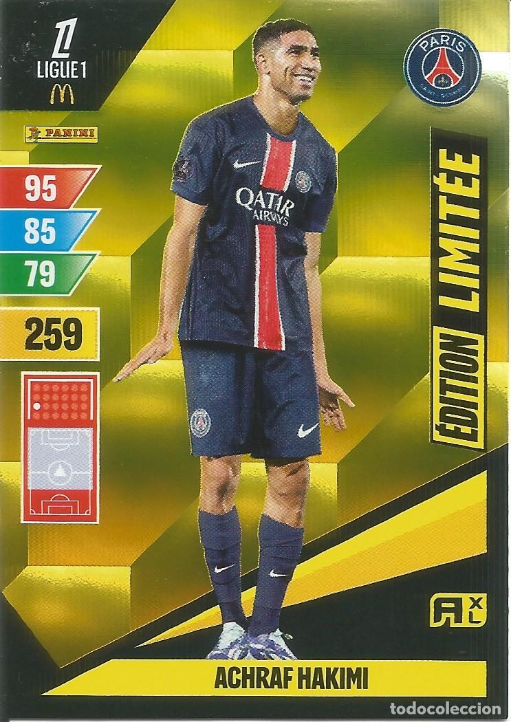 Figurine di Calcio: Carta Edici&oacute;n Limitada - Achraf Hakimi - Ligue 1 McDonald's 2024-25 - Adrenalyn XL (Panini, 2024)