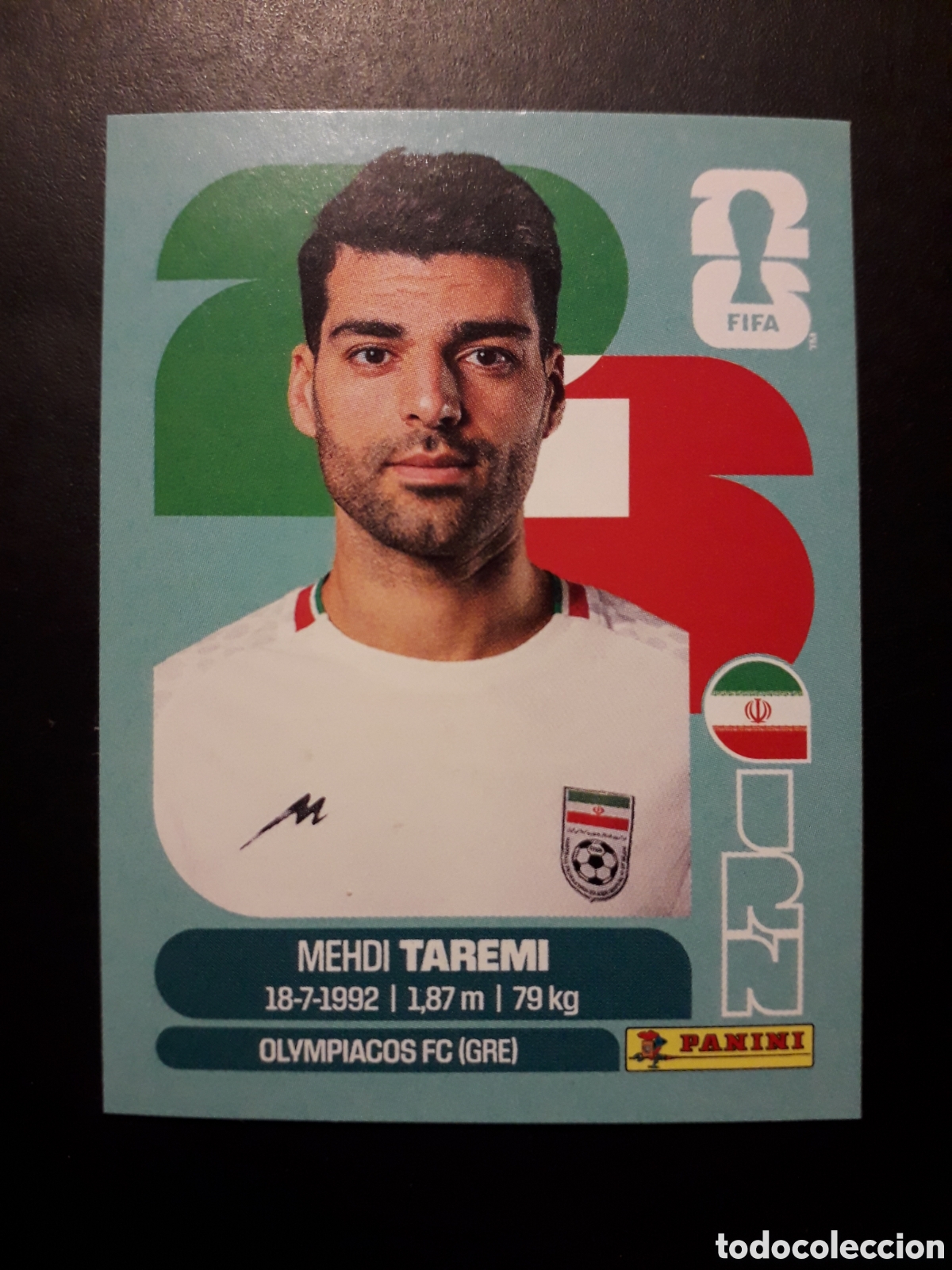 Figurine di Calcio: TAREMI IR&Aacute;N IRN 18 MUNDIAL F&Uacute;TBOL 2026 FIFA WORLD CUP PANINI SIN PEGAR PEDIDO M&Iacute;NIMO 3&euro;