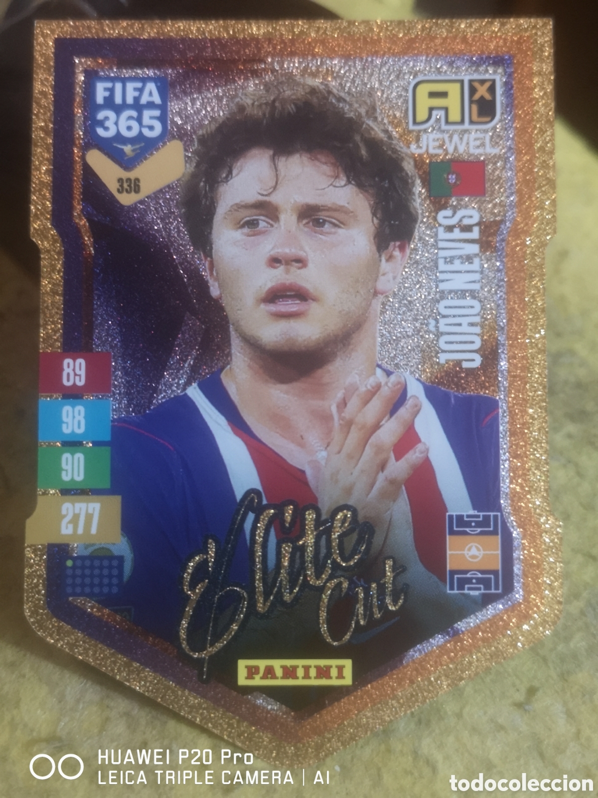 Football Stickers: ADRENALYN FIFA 365 2027 ELITE CUT JOAO NEVES 336 - PARIS SAINT GERMAIN