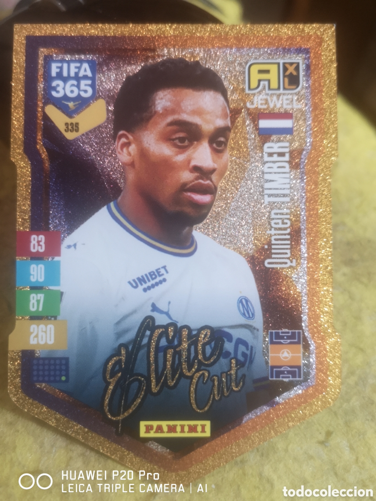 Football Stickers: ADRENALYN FIFA 365 2027 ELITE CUT TIMBER 335 - MARSELLA