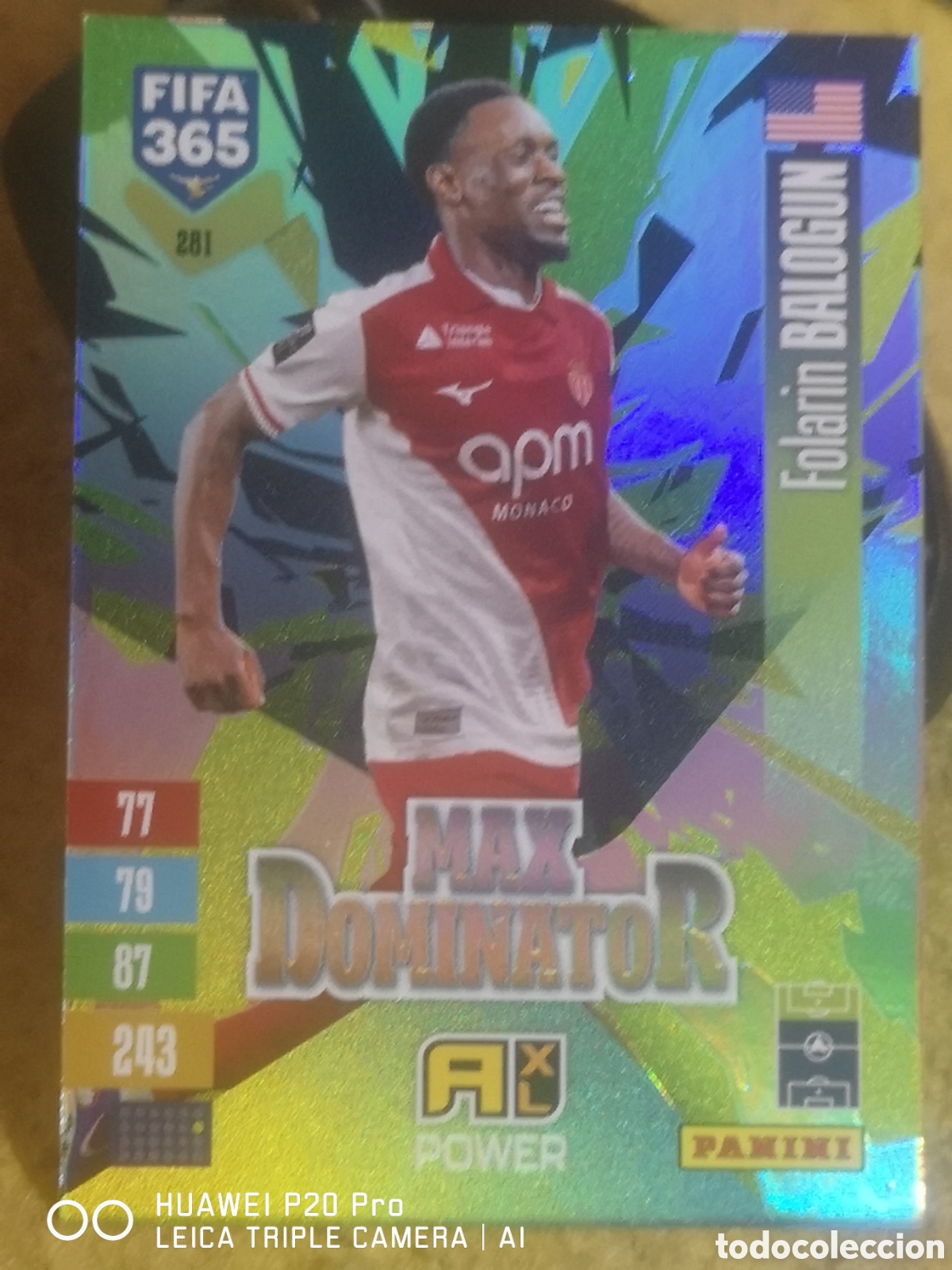 Cromos de Futebol: ADRENALYN FIFA 365 2027 MAX DOMINATOR BALOGUN 281 - MONACO