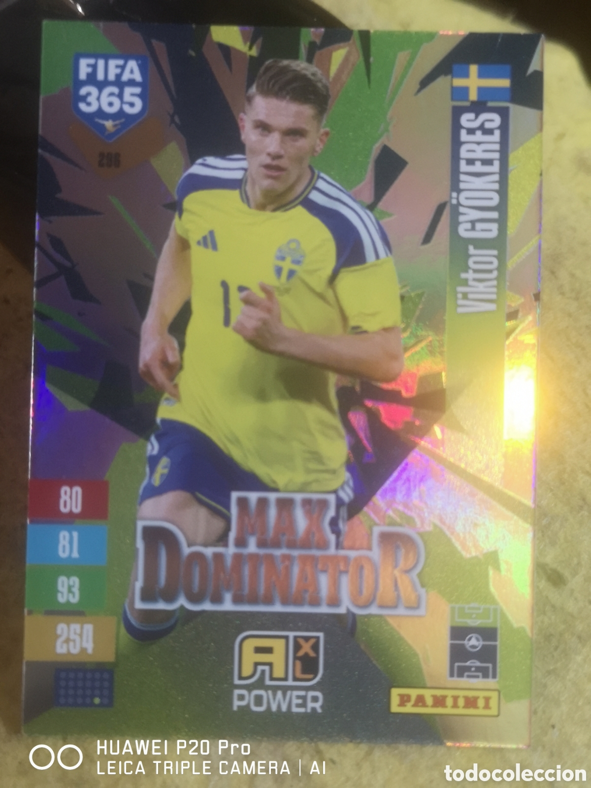 Cromos de Futebol: ADRENALYN FIFA 365 2027 MAX DOMINATOR GYOKERES 296 - SUECIA
