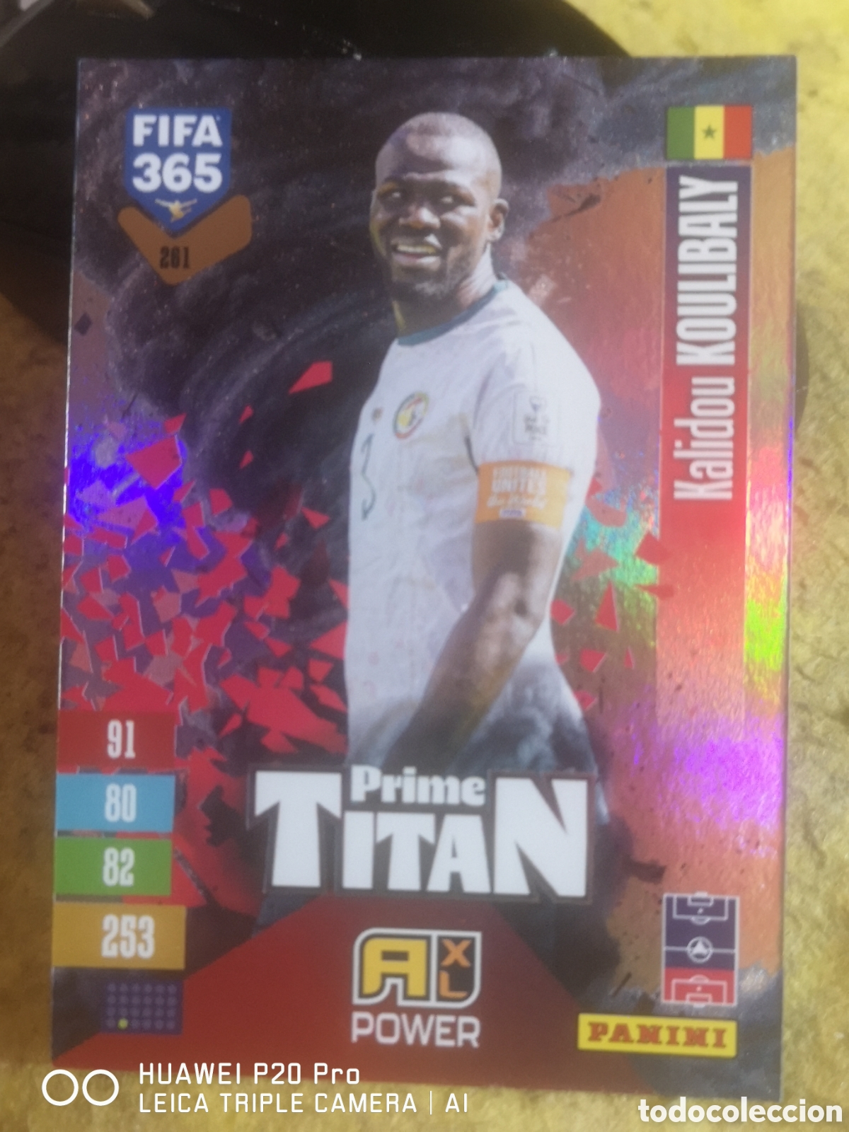 Cromos de Futebol: ADRENALYN FIFA 365 2027 PRIME TITAN KOULIBALY 261 - SENEGAL
