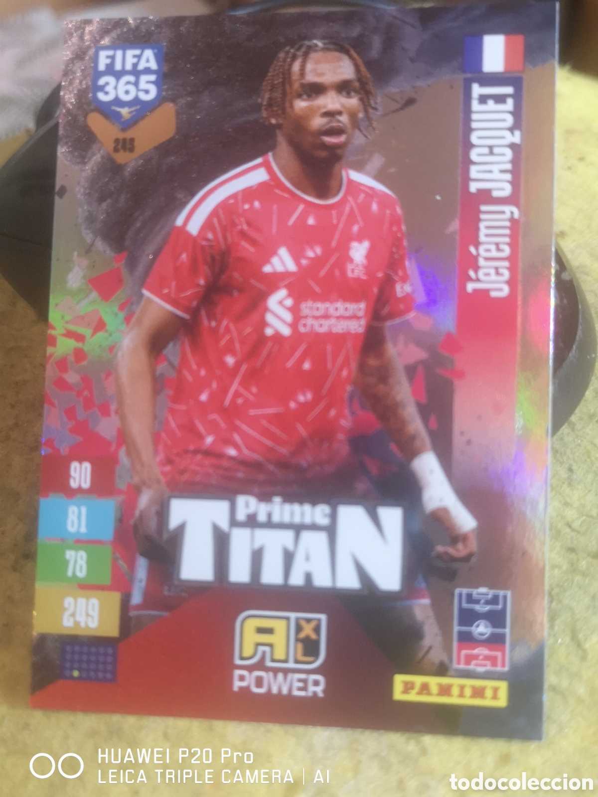 Cromos de Futebol: ADRENALYN FIFA 365 2027 PRIME TITAN JACQUET 245 - LIVERPOOL
