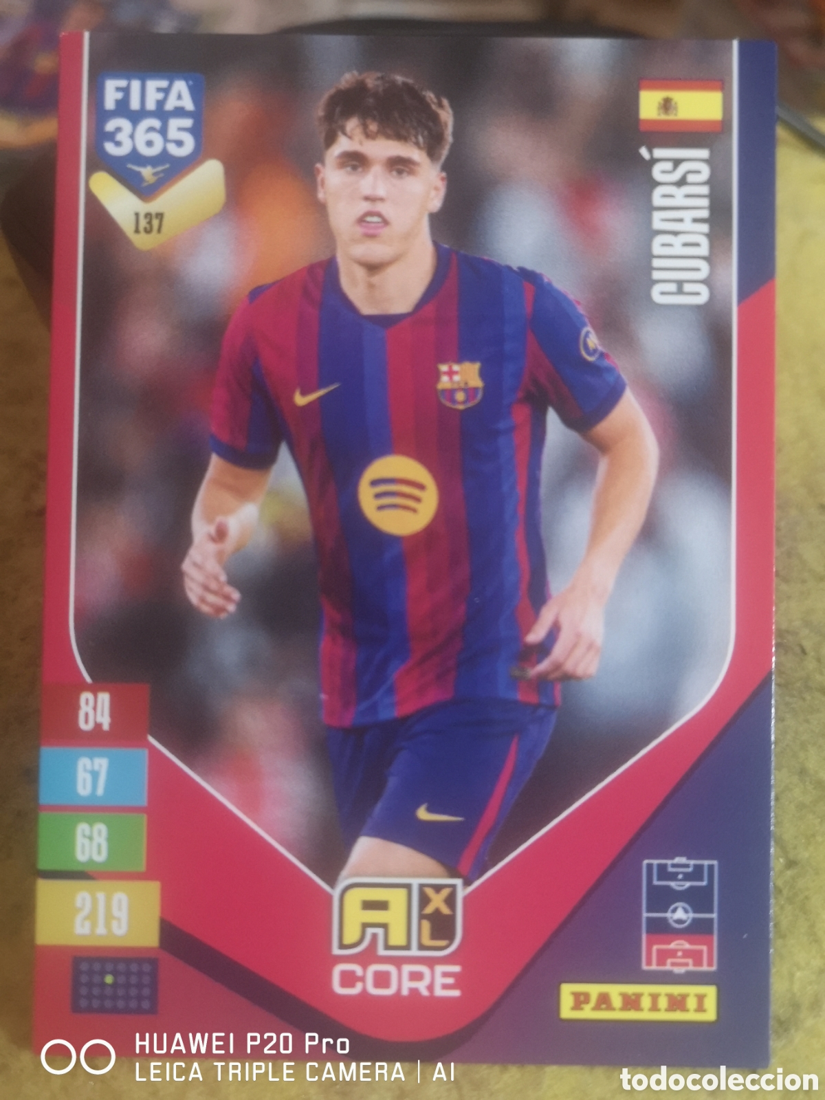 Fu&szlig;ball-Sticker: ADRENALYN FIFA 365 2027 CUBARSI 137 - BARCELONA