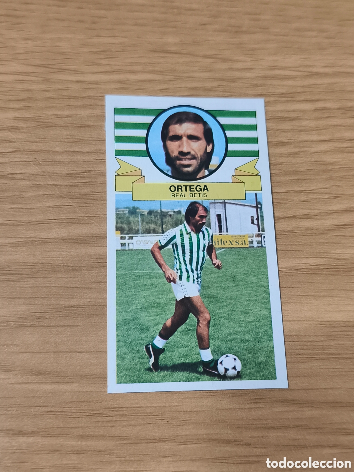 Fu&szlig;ball-Sticker: Este liga 85/86 Ortega Versi&oacute;n BAJA Betis Despegado