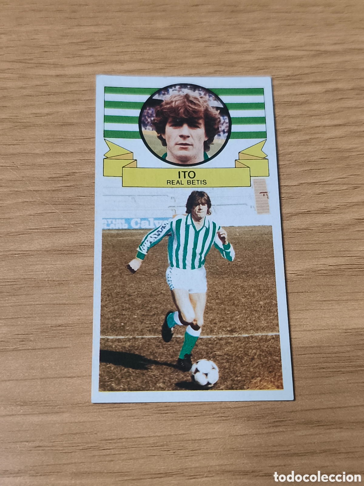 Cartes &agrave; collectionner de Football: &Eacute;ste liga 85/86 Coloca ITO Betis Nunca pegado