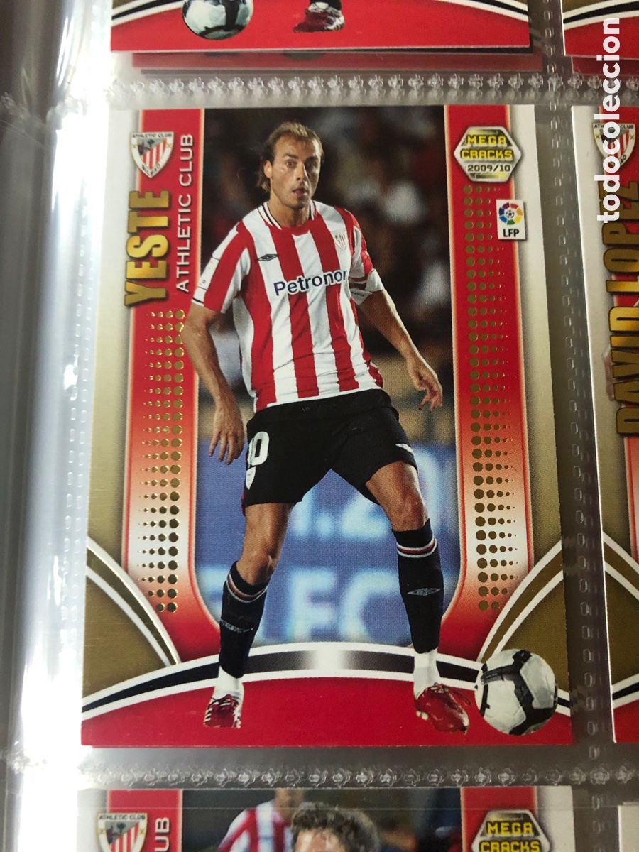 Cartes &agrave; collectionner de Football: L1 YESTE ATHLETIC CLUB DE BILBAO SERIE ORO 31 PANINI MEGACRACKS 2009 2010 09 10