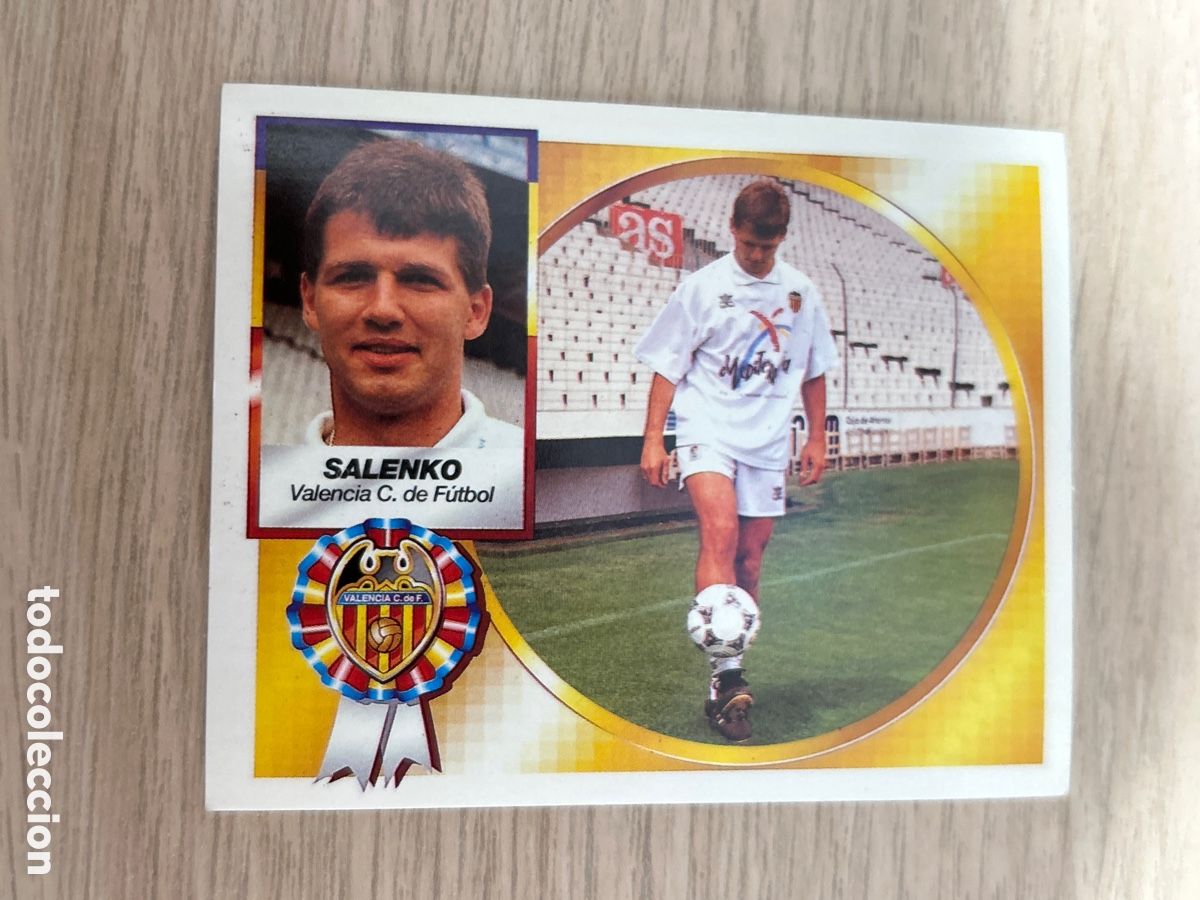 Football Stickers: SALENKO VALENCIA LIGA ESTE 94 95 1994 1995 NUNCA PEGADO SIN PEGAR