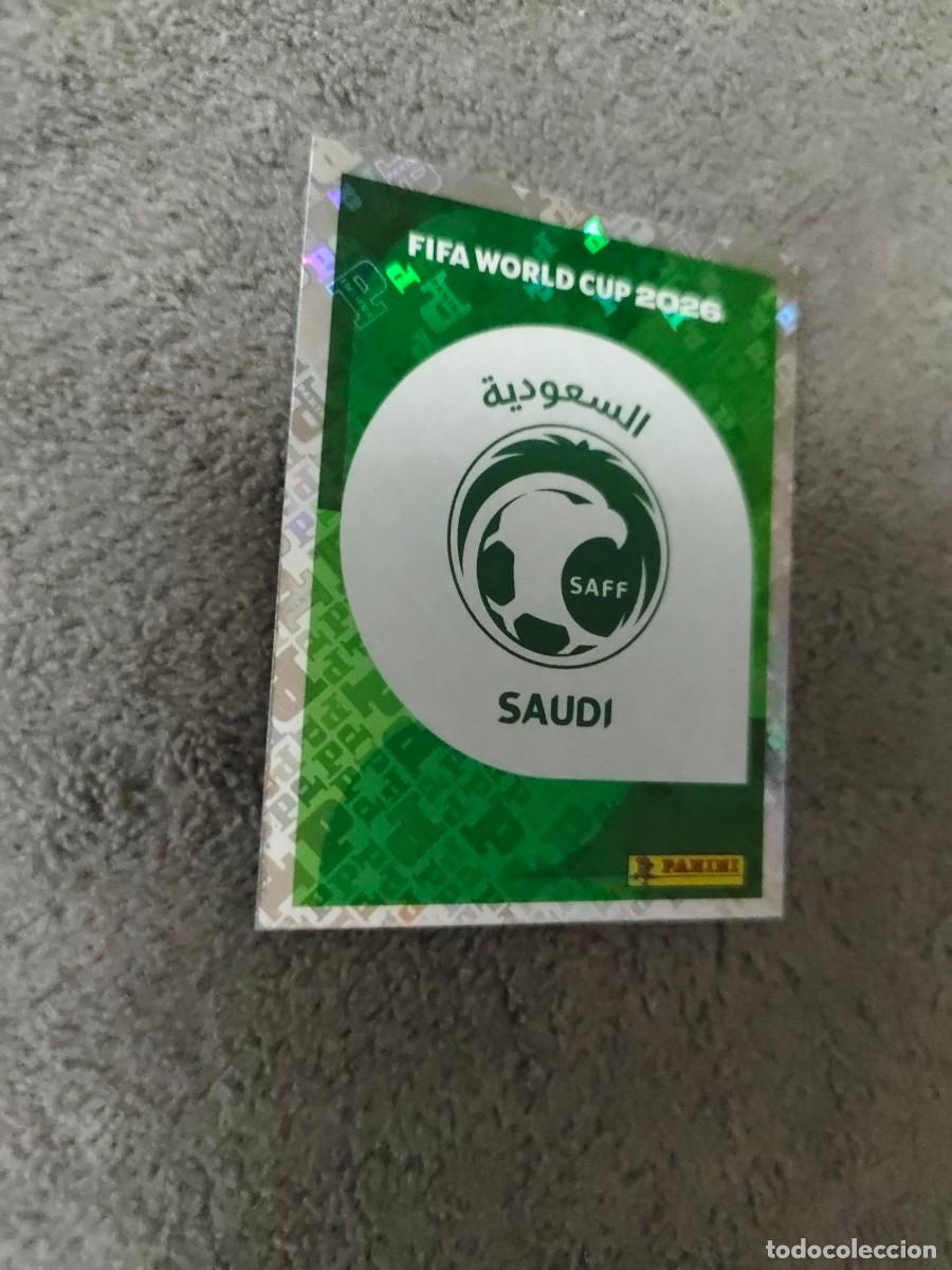 Figurine di Calcio: KSA 1 KSA1 MUNDIAL 2026 PANINI LOGO ESCUDO SAUDI ARABIA 26 WORLD CUP STICKER PANINI FIFA AAZ