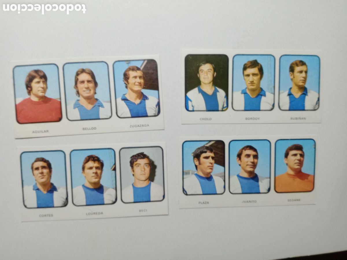 Figurine di Calcio: 73-74 1973-1974 RUIZ ROMERO CROMOS DESPEGADOS EN BUEN ESTADO EQUIPO COMPLETO DEPORTIVO DE LA CORU&Ntilde;A