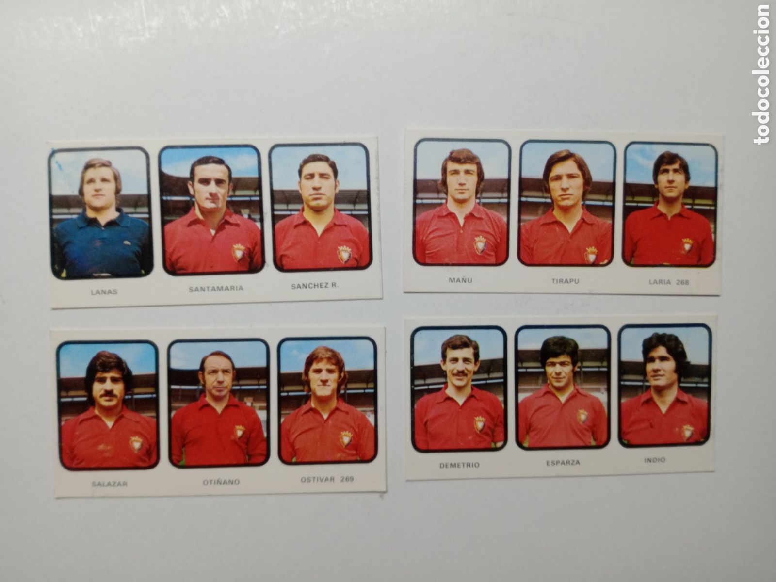 Figurine di Calcio: 73-74 1973-1974 RUIZ ROMERO CROMOS DESPEGADOS EN BUEN ESTADO EQUIPO COMPLETO OSASUNA