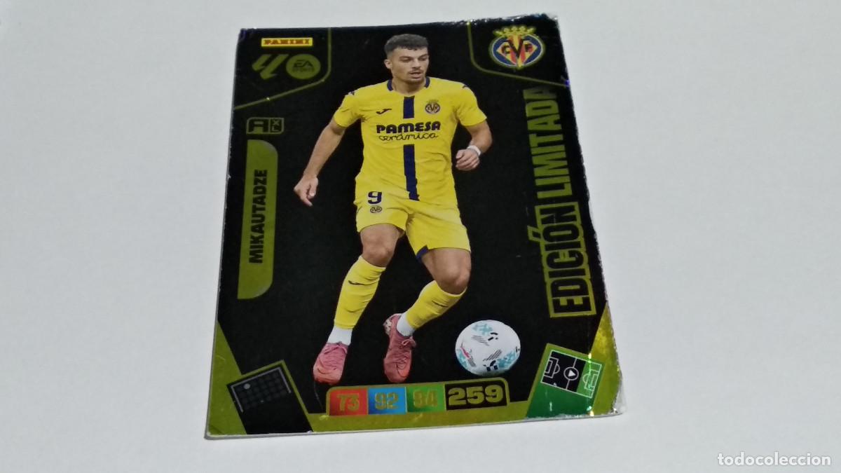 Figurine di Calcio: Mikautadze Edici&oacute;n Limitada VILLARREAL ADRENALYN XL 2025 2026 25 26 PANINI