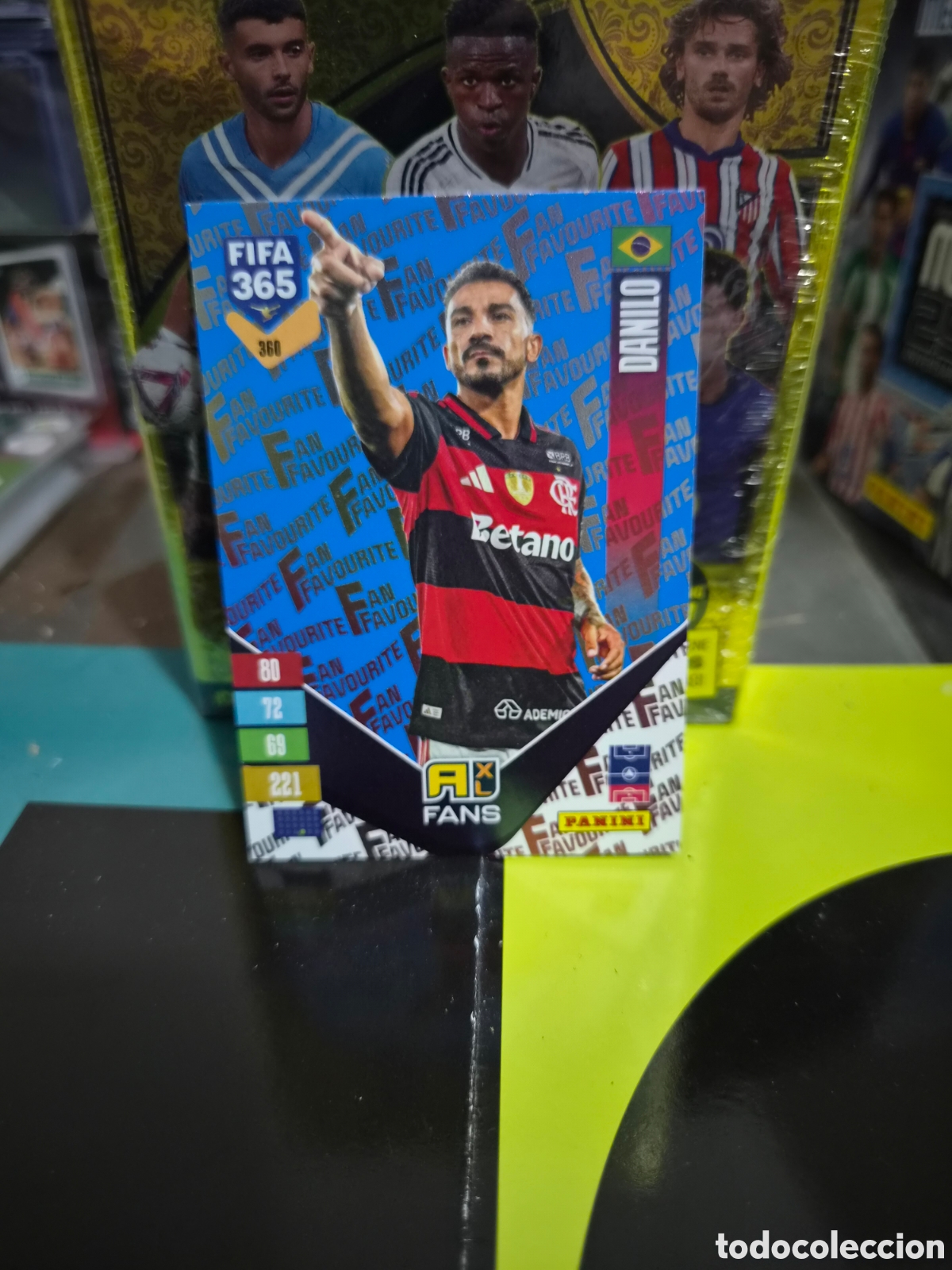 Figurine di Calcio: N&deg;360 Fans Blue Danilo FIFA 365 2027