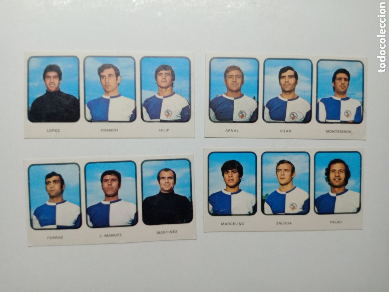 Football Stickers: 73-74 1973-1974 RUIZ ROMERO CROMOS DESPEGADOS EN BUEN ESTADO EQUIPO COMPLETO SABADELL