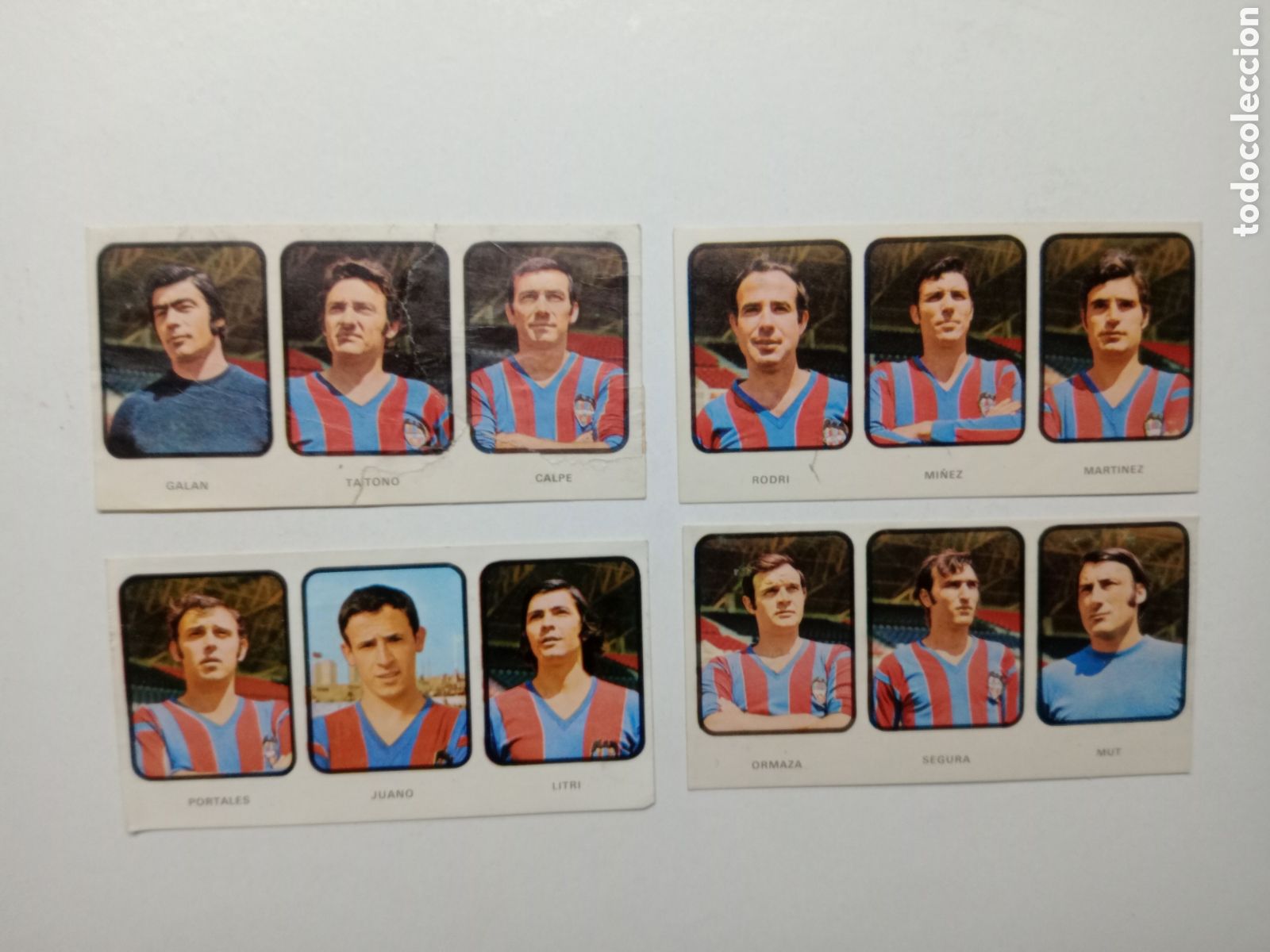 Cromos de Futebol: 73-74 1973-1974 RUIZ ROMERO CROMOS DESPEGADOS EN BUEN ESTADO EQUIPO COMPLETO LEVANTE