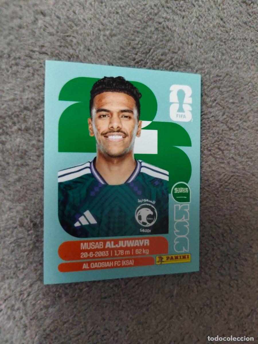Cromos de Futebol: KSA 9 KSA9 MUNDIAL 2026 PANINI MUSAB ALJUWAYR SAUDI ARABIA 26 WORLD CUP STICKER PANINI FIFA AAZ