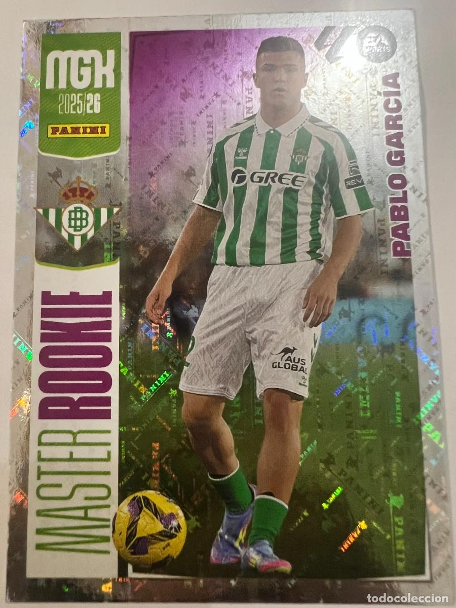Cromos de Futebol: PABLO GARC&Iacute;A #418 MASTER ROOKIE - PANINI MEGACRACKS 2025 2026