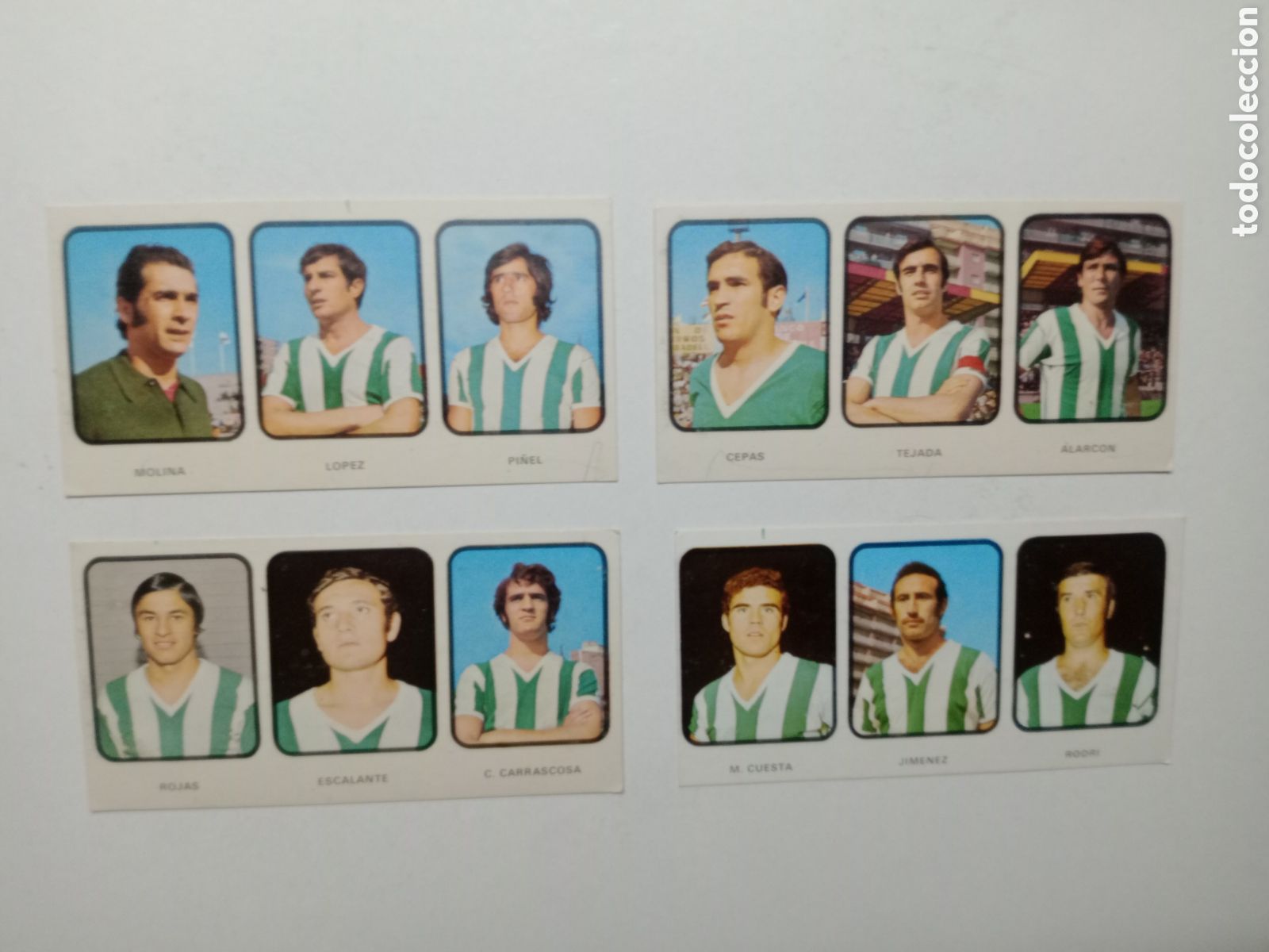 Cromos de Futebol: 73-74 1973-1974 RUIZ ROMERO CROMOS DESPEGADOS EN BUEN ESTADO EQUIPO COMPLETO CORDOBA