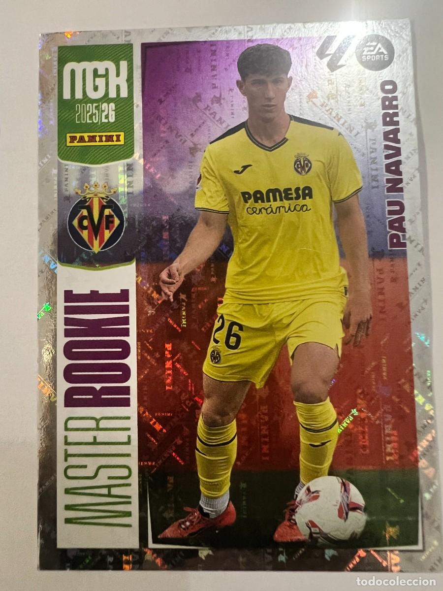 Cromos de f&uacute;tbol: PAU NAVARRO #419 MASTER ROOKIE - PANINI MEGACRACKS 2025 2026
