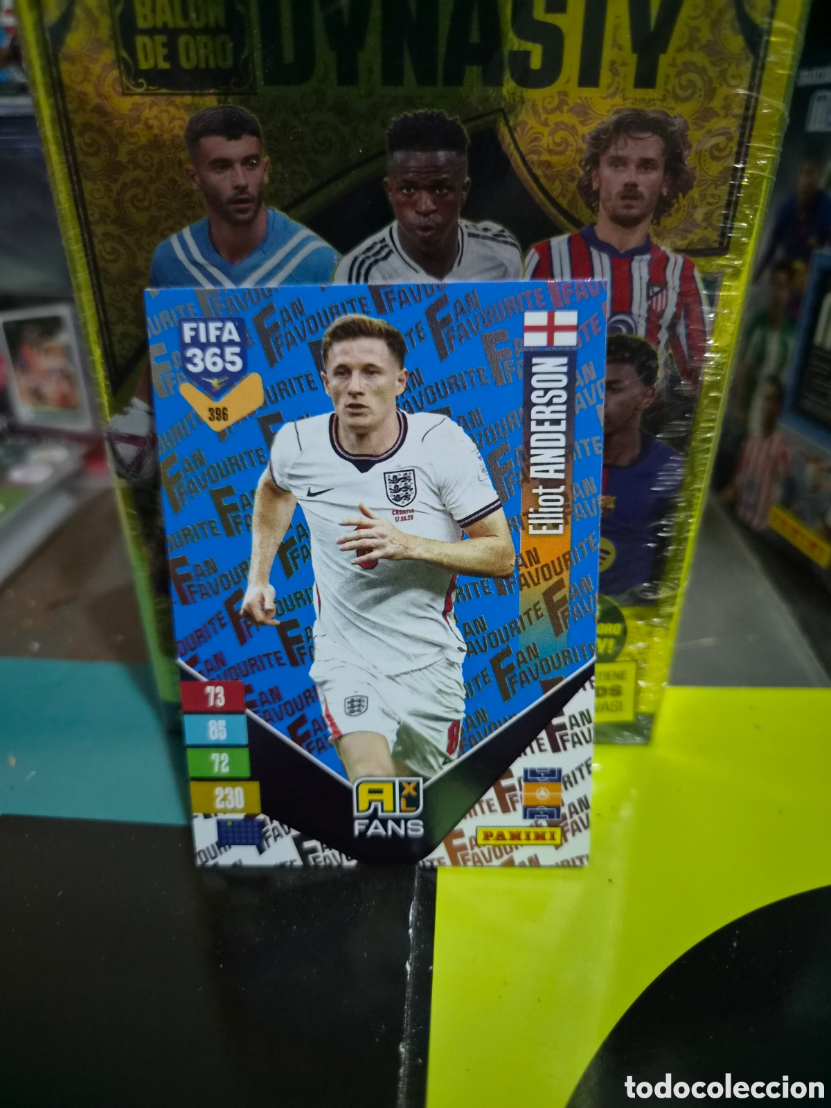 Cromos de f&uacute;tbol: N&deg;396 Fans Blue Anderson FIFA 365 2027