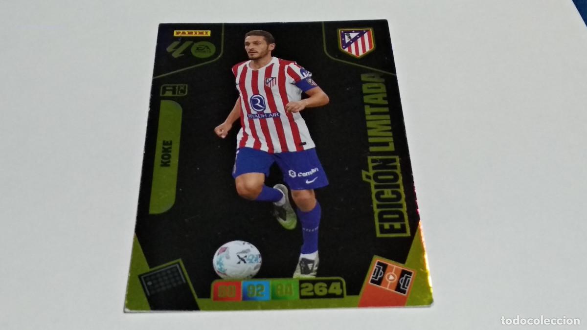 Football Stickers: KOKE ATLETICO DE MADRID EDICI&Oacute;N LIMITADA ADRENALYN XL 2025 2026 25 26 PANINI