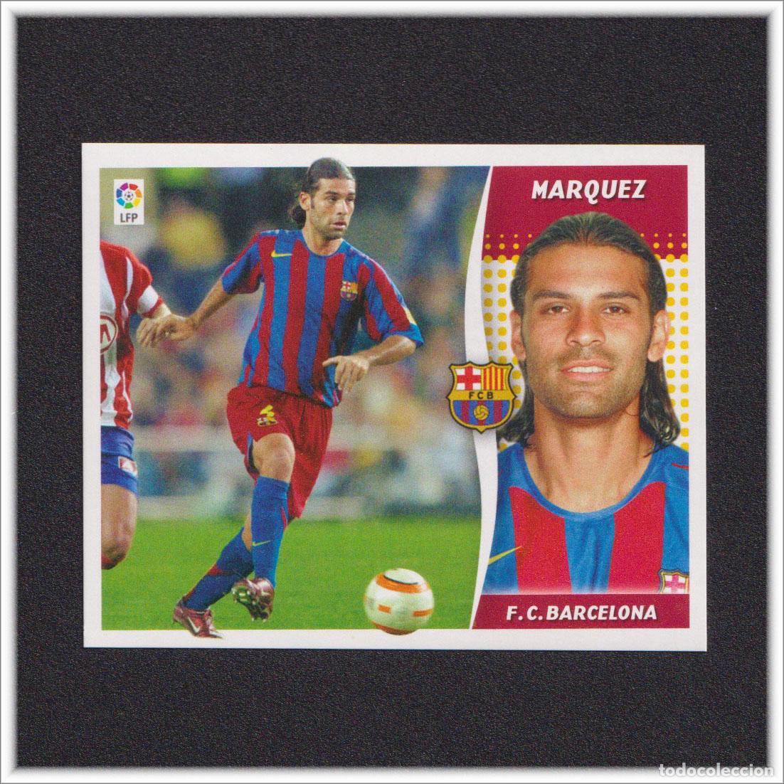 Football Stickers: LIGA ESTE 2006 2007 06 07 PANINI RAFA MARQUEZ BARCELONA COLECCI&Oacute;N ALBUM BAR&Ccedil;A