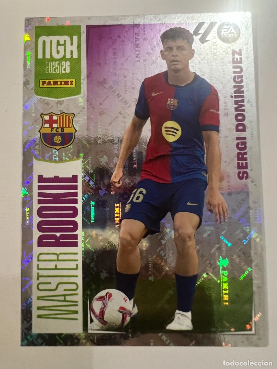 Football Stickers: SERGI DOMINGUEZ #421 MASTER ROOKIE - PANINI MEGACRACKS 2025 2026