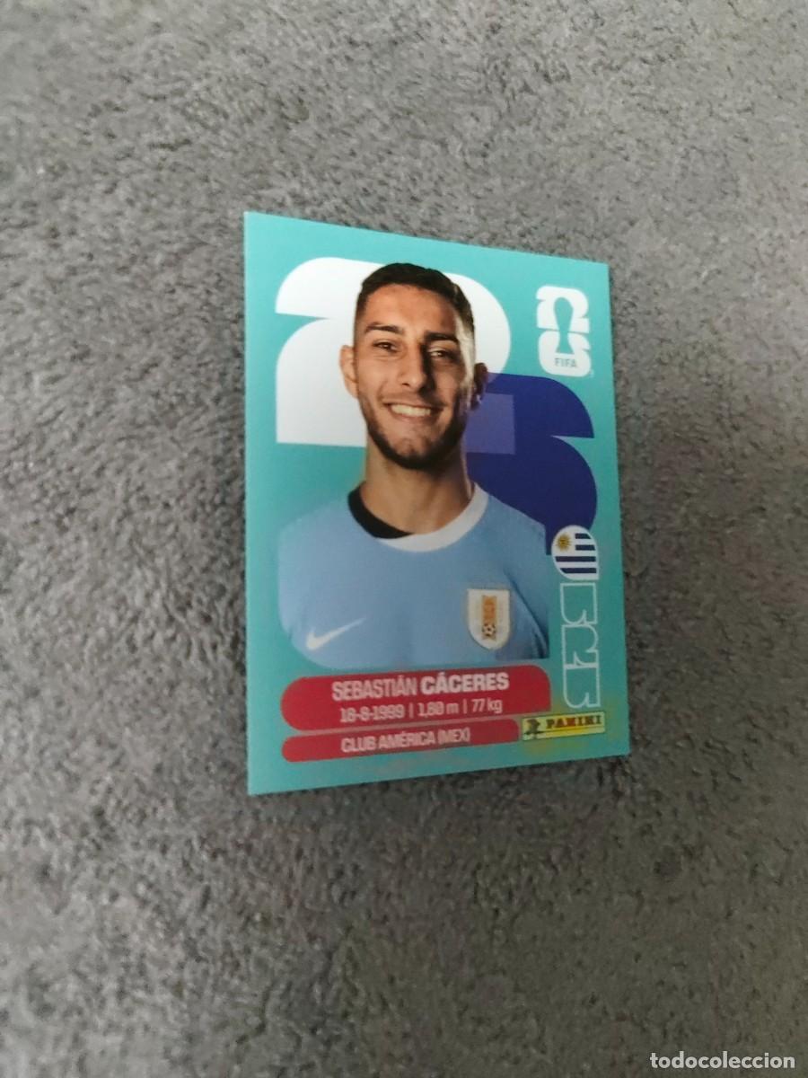 Football Stickers: URU 6 URU6 MUNDIAL 2026 PANINI SEBASTIAN CACERES URUGUAY 26 WORLD CUP STICKER PANINI FIFA AAZ