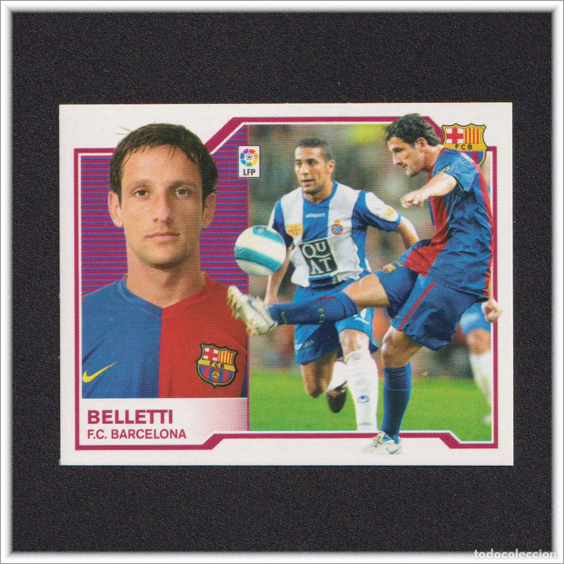 Football Stickers: LIGA ESTE 2007 2008 07 08 PANINI BELLETI BARCELONA COLECCI&Oacute;N LIGA ALBUM BAR&Ccedil;A