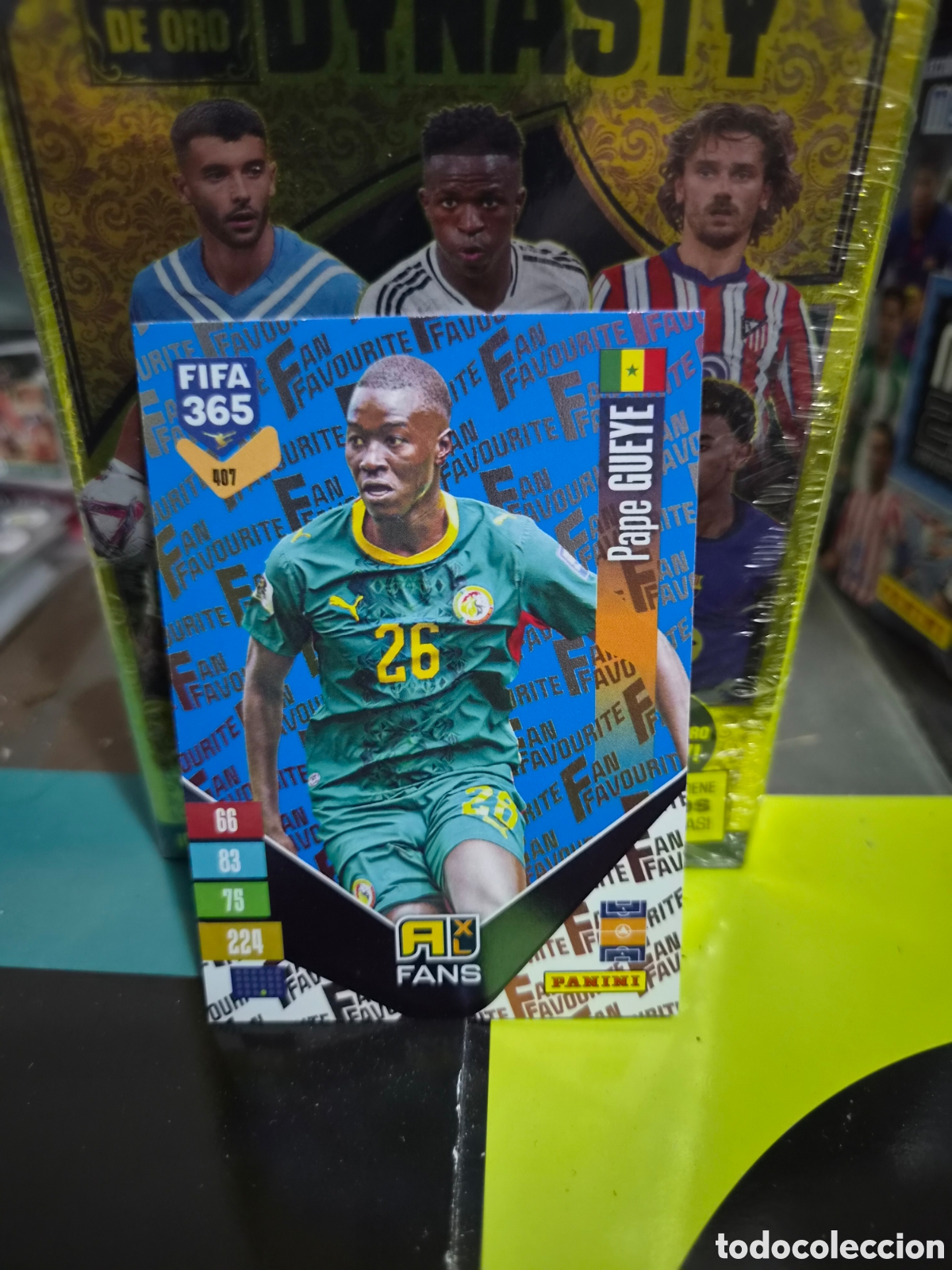 Football Stickers: N&deg;407 Fans Blue Gueye FIFA 365 2027