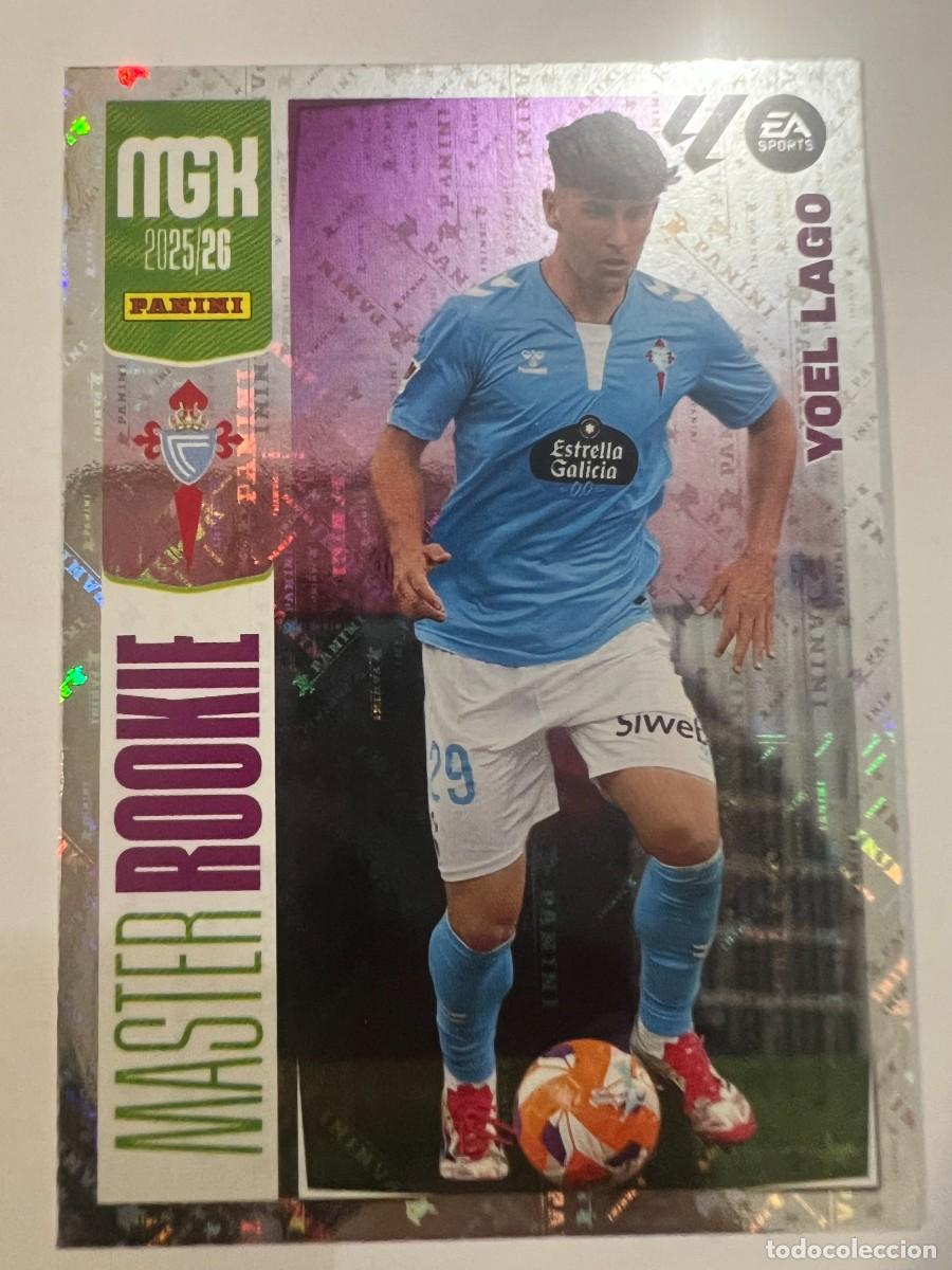 Football Stickers: YOEL LAGO #423 MASTER ROOKIE - PANINI MEGACRACKS 2025 2026