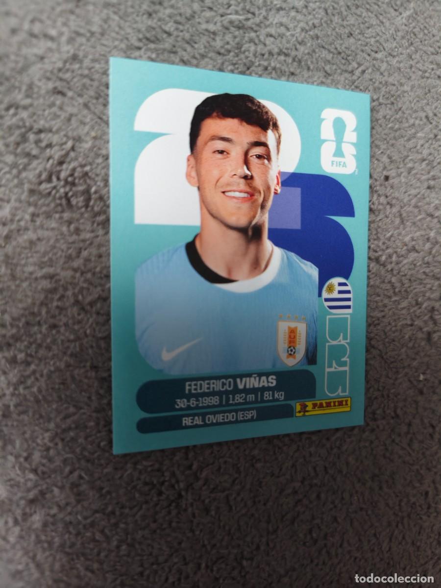 Football Stickers: URU URU18 18 MUNDIAL 2026 PANINI FEDERICO VI&Ntilde;AS URUGUAY 26 WORLD CUP STICKER PANINI FIFA AAZ