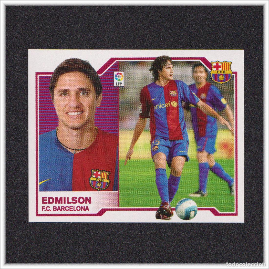 Football Stickers: LIGA ESTE 2007 2008 07 08 PANINI EDMILSON BARCELONA COLECCI&Oacute;N F&Uacute;TBOL ALBUM BAR&Ccedil;A