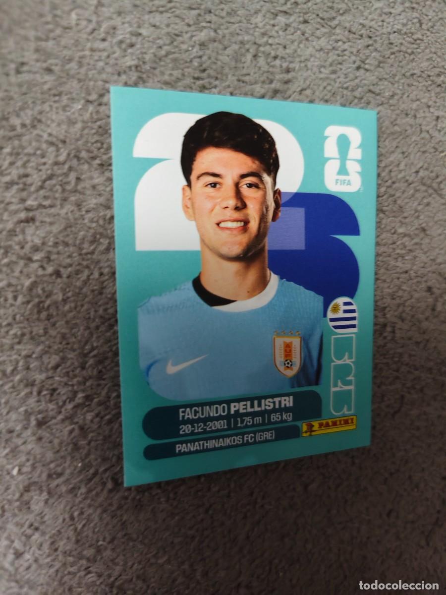 Cartes &agrave; collectionner de Football: URU URU20 20 MUNDIAL 2026 PANINI FACUNDO PELLISTRI URUGUAY 26 WORLD CUP STICKER PANINI FIFA AAZ