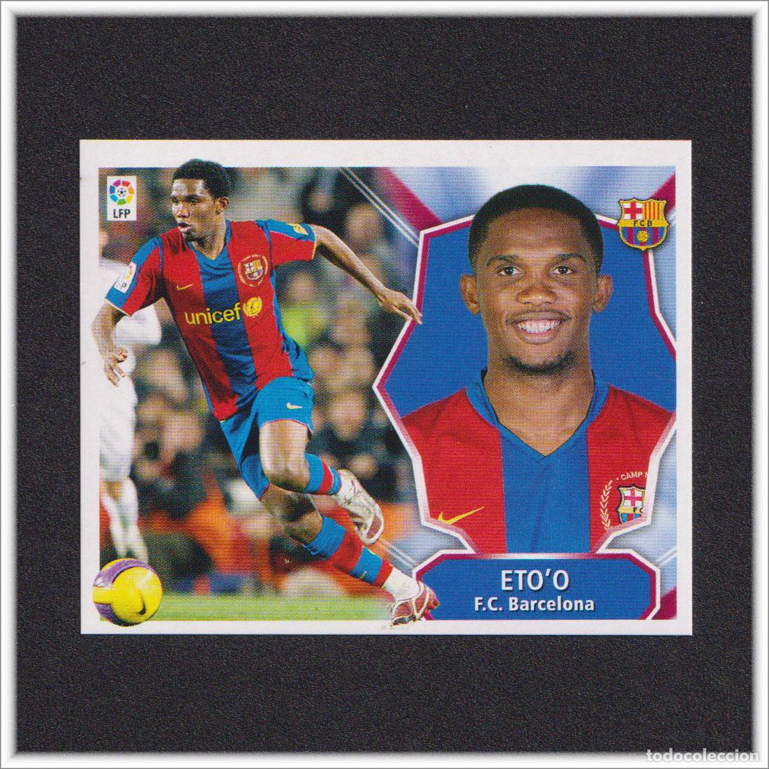 Cromos de f&uacute;tbol: LIGA ESTE 2008 2009 08 09 PANINI ETO'O ETOO COLOCA BARCELONA COLECCI&Oacute;N ALBUM F&Uacute;TBOL BAR&Ccedil;A