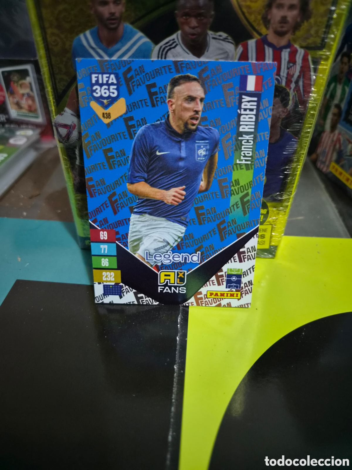 Cartes &agrave; collectionner de Football: N&deg;438 Fans Legends Blue Ribery FIFA 365 2027