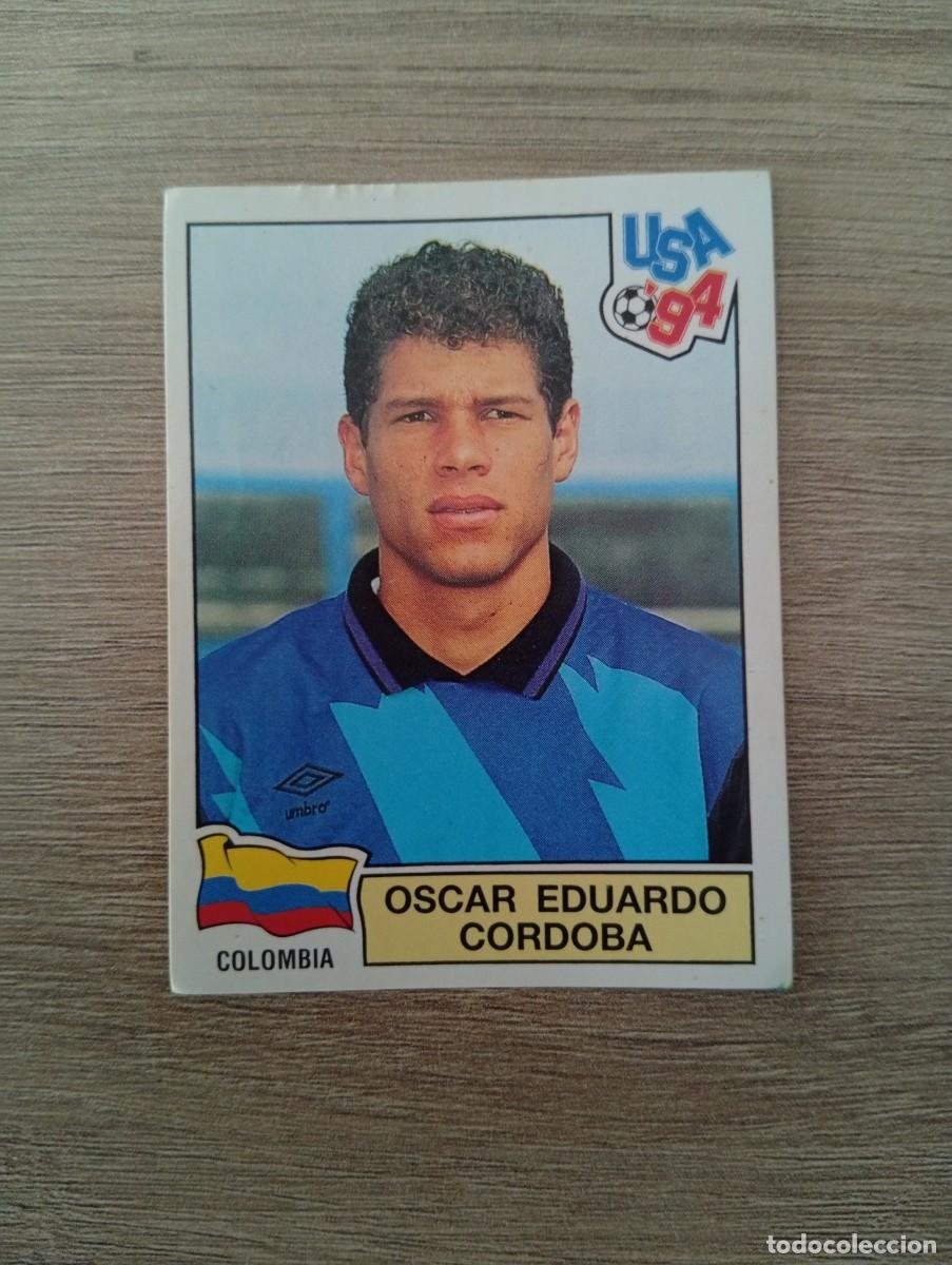 Cartes &agrave; collectionner de Football: OSCAR EDUARDO CORDOBA 54 COLOMBIA MUNDIAL USA 94 1994 SIN PEGAR NUNCA PEGADO