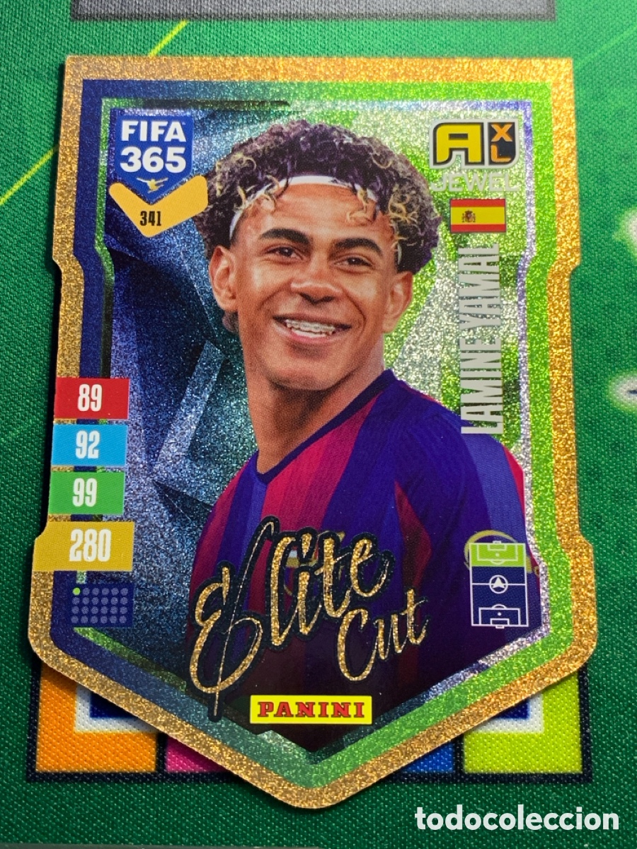 Cartes &agrave; collectionner de Football: 341 365 ADRENALYN 26 27 LAMINE YAMAL FC BARCELONA ELITE CUT JEWEL 2026 2027 FIFA